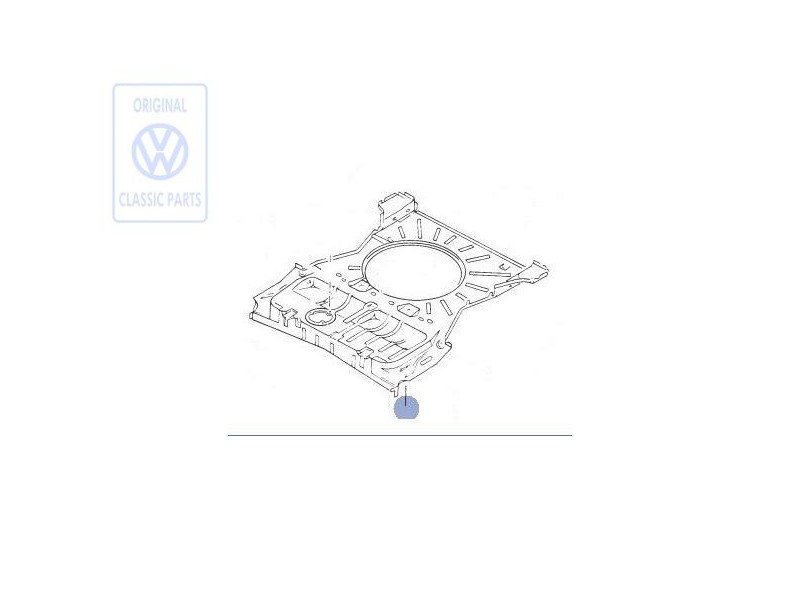VW Original Fond De Coffre - 533813115