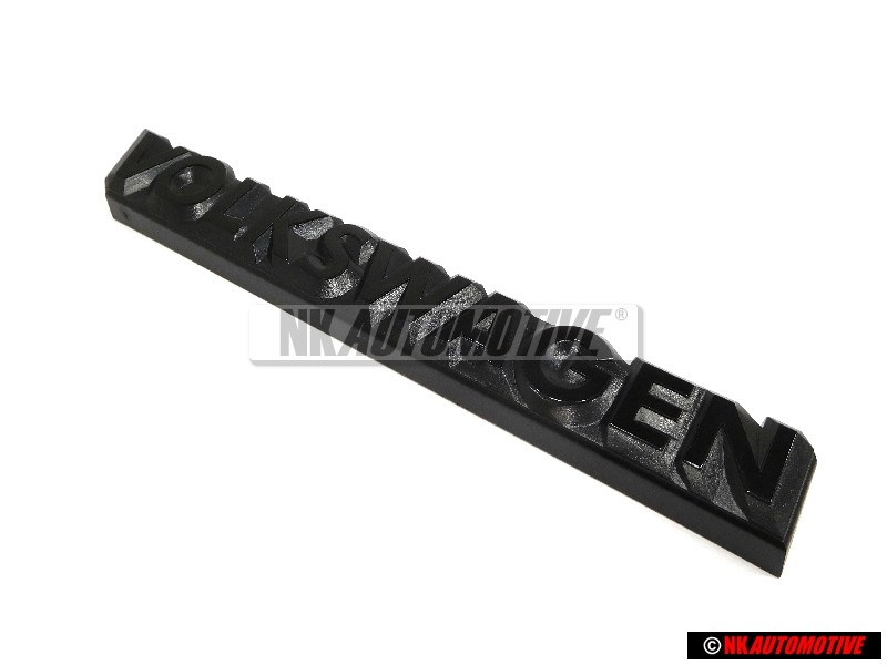 VW Original VOLKSWAGEN Arrière Embleme Monogramme Logo Noir - 325853685