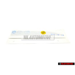 VW Original GTD Côté Embleme Monogramme Logo Noir Chrome - 5G0853688BBCMT