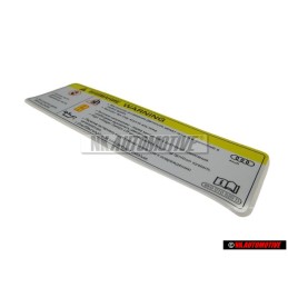 Audi Original Pl.Ident. Attention Tension Elevee - 8K0010520D