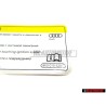 Audi Original Pl.Ident. Attention Tension Elevee - 8K0010520D