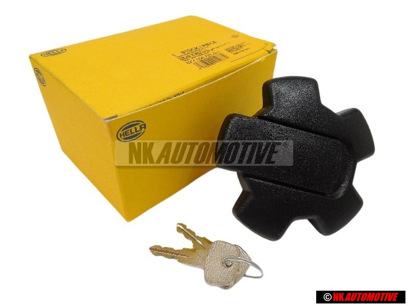 HELLA Fuel Tank Filler Cap With Flap/Cover Lockable - 8XY 004 727-011