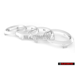 Audi Original Anneaux Avant Embleme Logo Chrome - 8T0853605