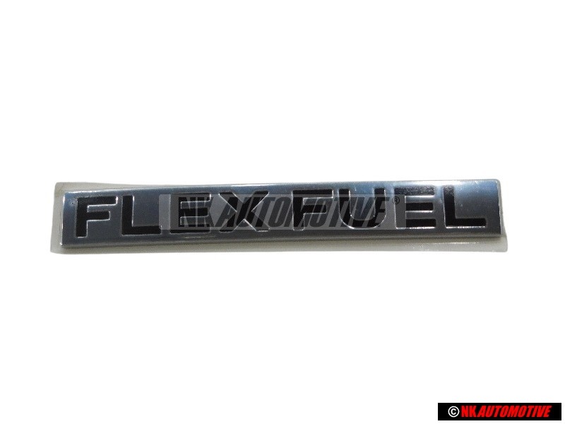 VW Original FLEX FUEL Arrière Embleme Monogramme Logo Chrome - 1K0853675AMFXC