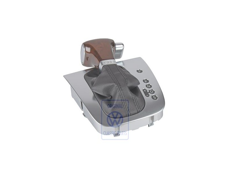 VW Original Cache De Commande Des Vitesses Noir/Noyer/Aluminium - 1K2713203ALWHC