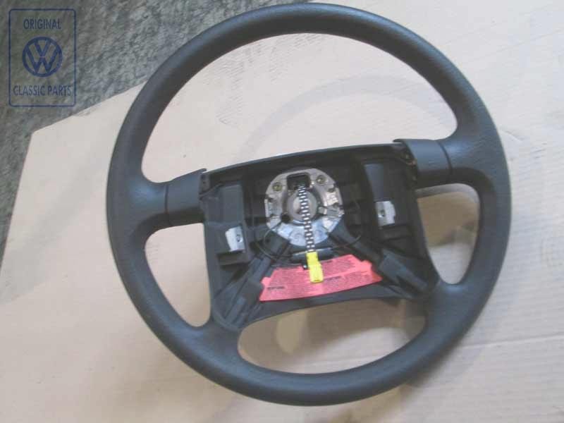 VW Original Volant De Direction Noir Satine - 1HM419091L 01C