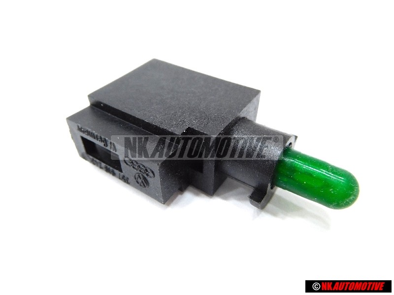 VW Original Support De Lampe Avec Ampoule Vert - 357919243A K25