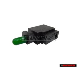 VW Original Support De Lampe Avec Ampoule Vert - 357919243A K25