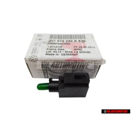 VW Original Support De Lampe Avec Ampoule Vert - 357919243A K25