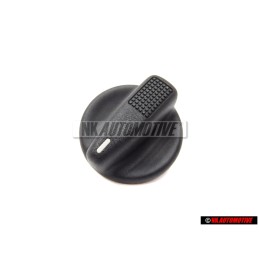 VW Original Bouton Rotatif Noir Satine - 357927533 01C