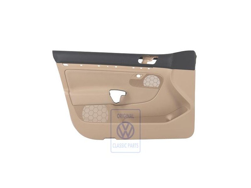 VW Original Garniture De Porte Tissu Noir Titane/Beige Pur - 1K4867011FDTRU