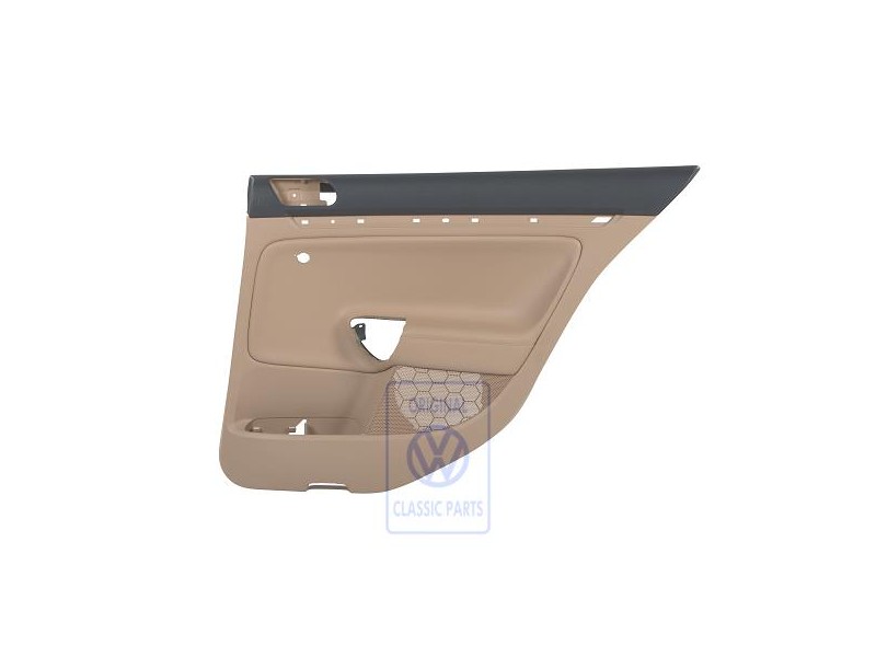 VW Original Revetement Porte Simili-Cuir Anthracite/Beige Pure - 1K6867212HARDQ