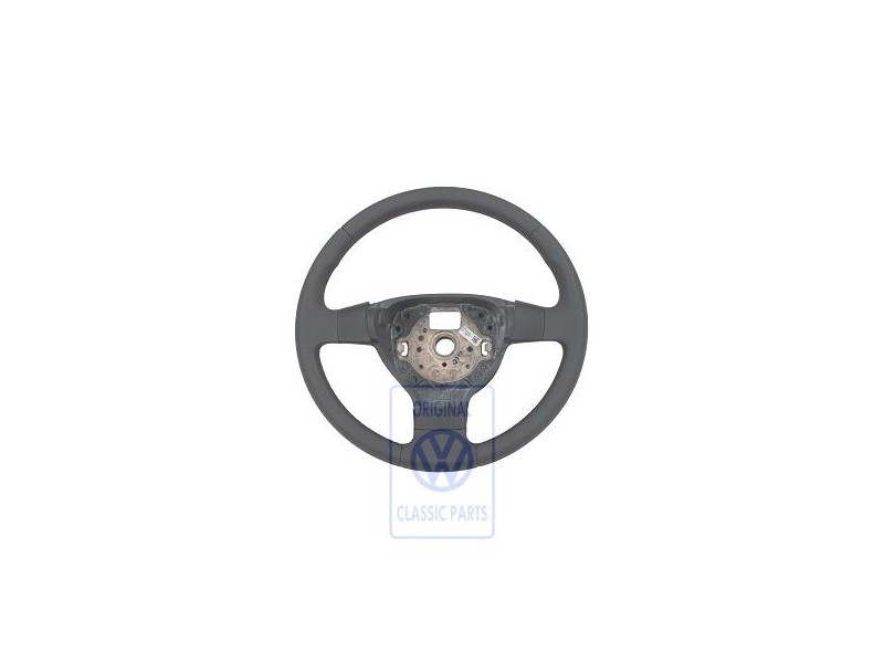 VW Original Volant De Direction (Cuir) Anthracite - 1K0419091M 7B4