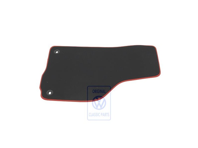 VW Original Tapis Noir/Orange Tropic - 1K1864436E WNA