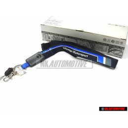 VW Original Ruban Porte-Cles Bleu Fonce - 5GV087610 530