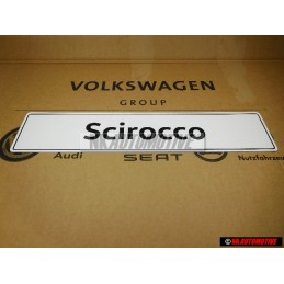 VW Original Scirocco Plaque De Police (Reflechiss.) - 1K8071801B