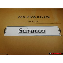 VW Original Scirocco Plaque De Police (Reflechiss.) - 1K8071801B