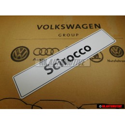 VW Original Scirocco Plaque De Police (Reflechiss.) - 1K8071801B