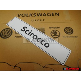 VW Original Scirocco Plaque De Police (Reflechiss.) - 1K8071801B
