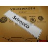 VW Original Scirocco Plaque De Police (Reflechiss.) - 1K8071801B