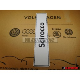 VW Original Scirocco Plaque De Police (Reflechiss.) - 1K8071801B