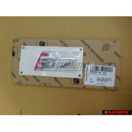 Audi Original S7 Arrière Embleme Monogramme Logo Chrome Rouge - 4G8853735 2ZZ