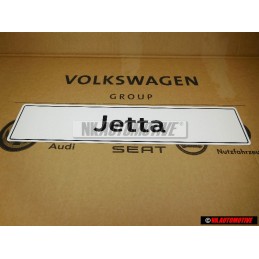 VW Original Jetta Plaque De Police (Reflechiss.) - 5C6071801A
