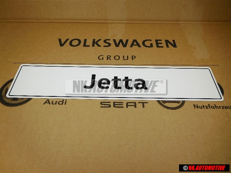 VW Original Jetta Plaque De Police (Reflechiss.) - 5C6071801A
