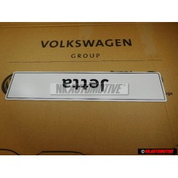 VW Original Jetta Plaque De Police (Reflechiss.) - 5C6071801A