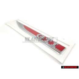 VW Original GTI Côté Embleme Monogramme Logo Chrome Rouge - 5G0853688ASJZQ