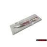 VW Original GTI Côté Embleme Monogramme Logo Chrome Rouge - 5G0853688ASJZQ