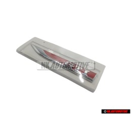 VW Original GTI Côté Embleme Monogramme Logo Chrome Rouge - 5G0853688ASJZQ