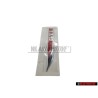 VW Original GTI Côté Embleme Monogramme Logo Chrome Rouge - 5G0853688ASJZQ