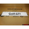 VW Original Golf GTI Plaque De Police (Reflechiss.) - 5K0071801H