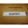 VW Original Golf GTI Plaque De Police (Reflechiss.) - 5K0071801H