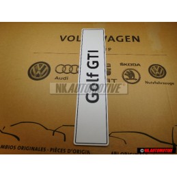 VW Original Golf GTI Plaque De Police (Reflechiss.) - 5K0071801H