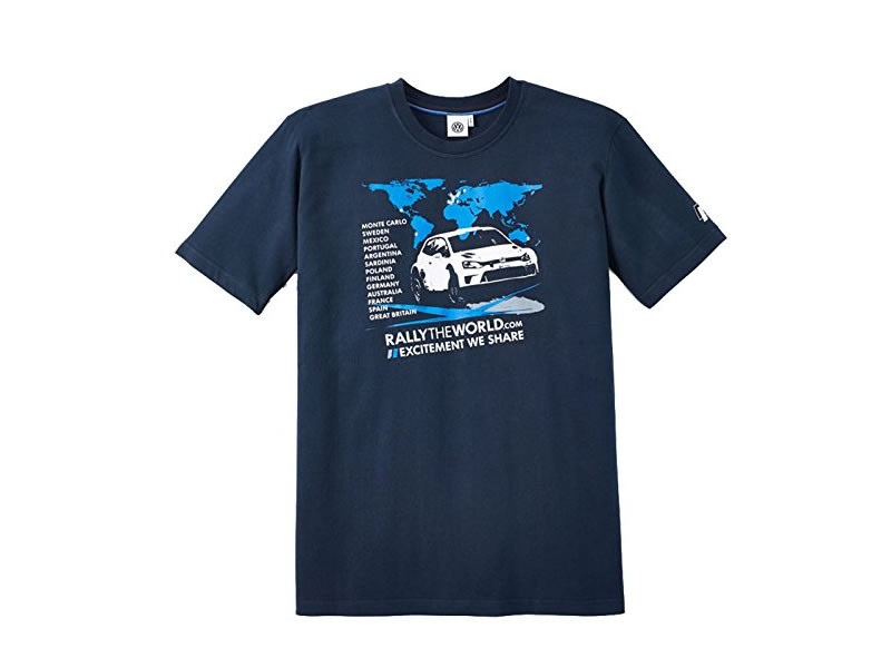 VW Original T-Shirt (Homme) Bleu Fonce/Blanc - 6RV084200A BRL