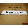 VW Original Transporter Plaque De Police (Reflechiss.) - 7E0071801A