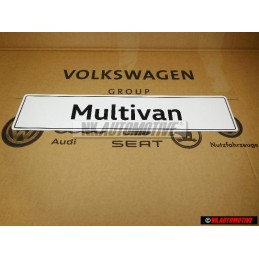 VW Original Multivan Plaque De Police (Reflechiss.) - 7E5071801A
