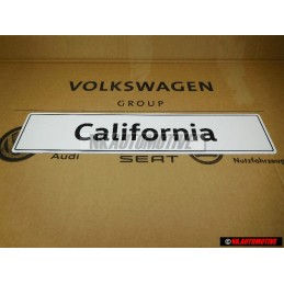 VW Original California Plaque De Police (Reflechiss.) - 7H7071801A
