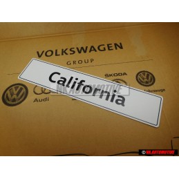 VW Original California Plaque De Police (Reflechiss.) - 7H7071801A
