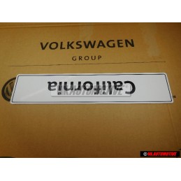 VW Original California Plaque De Police (Reflechiss.) - 7H7071801A