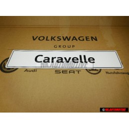 VW Original Caravelle Plaque De Police (Reflechiss.) - 7H9071801A