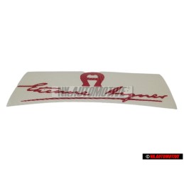 VW Classic Parts Inscription Sur Film Rouge Metallise - 155853687G L16