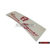 VW Classic Parts Inscription Sur Film Rouge Metallise - 155853687G L16