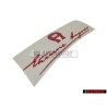 VW Classic Parts Inscription Sur Film Rouge Metallise - 155853687G L16