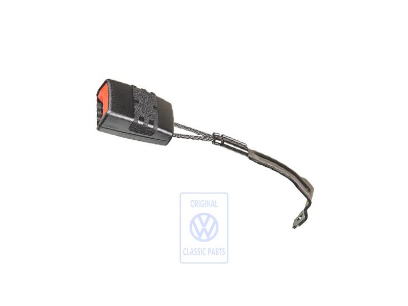 VW Original Boitier De Verrouillage Noir Satin/Rouge Feu - 1K3857756 QVZ