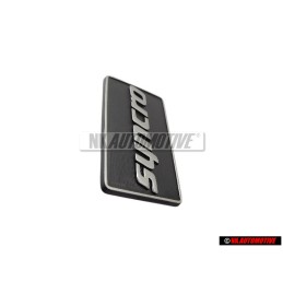 VW Original SYNCRO Côté Embleme Monogramme Logo Argent Brossé - 191853688K GX2