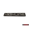 VW Original HIGHLINE Arrière Embleme Monogramme Logo - 1E0853687B H44