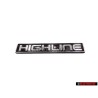 VW Original HIGHLINE Arrière Embleme Monogramme Logo - 1E0853687B H44